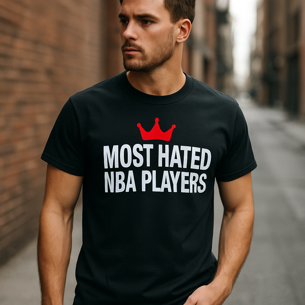 MOST HATED NBA PLAYERS - Brand Logo Tee