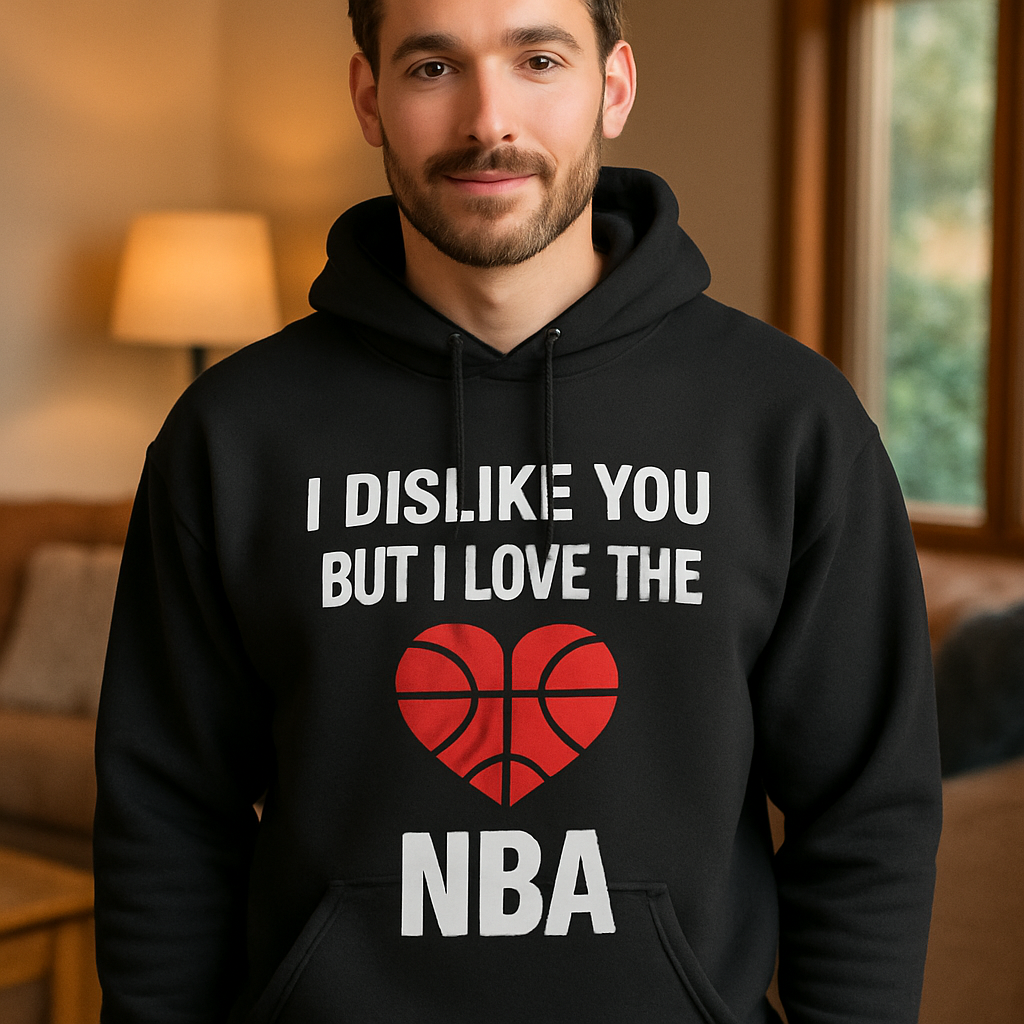 I DISLIKE YOU BUT I LOVE THE NBA - Fan Hoodie